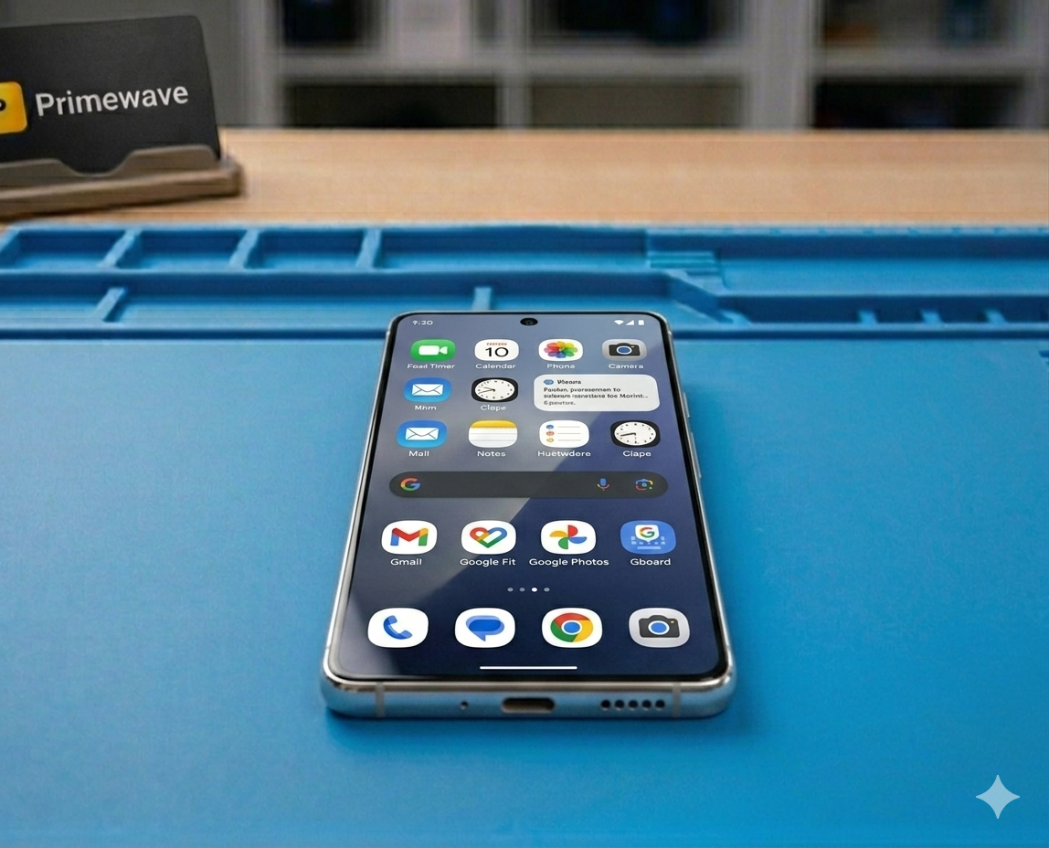 Premium Google Pixel smartphone on neutral surface