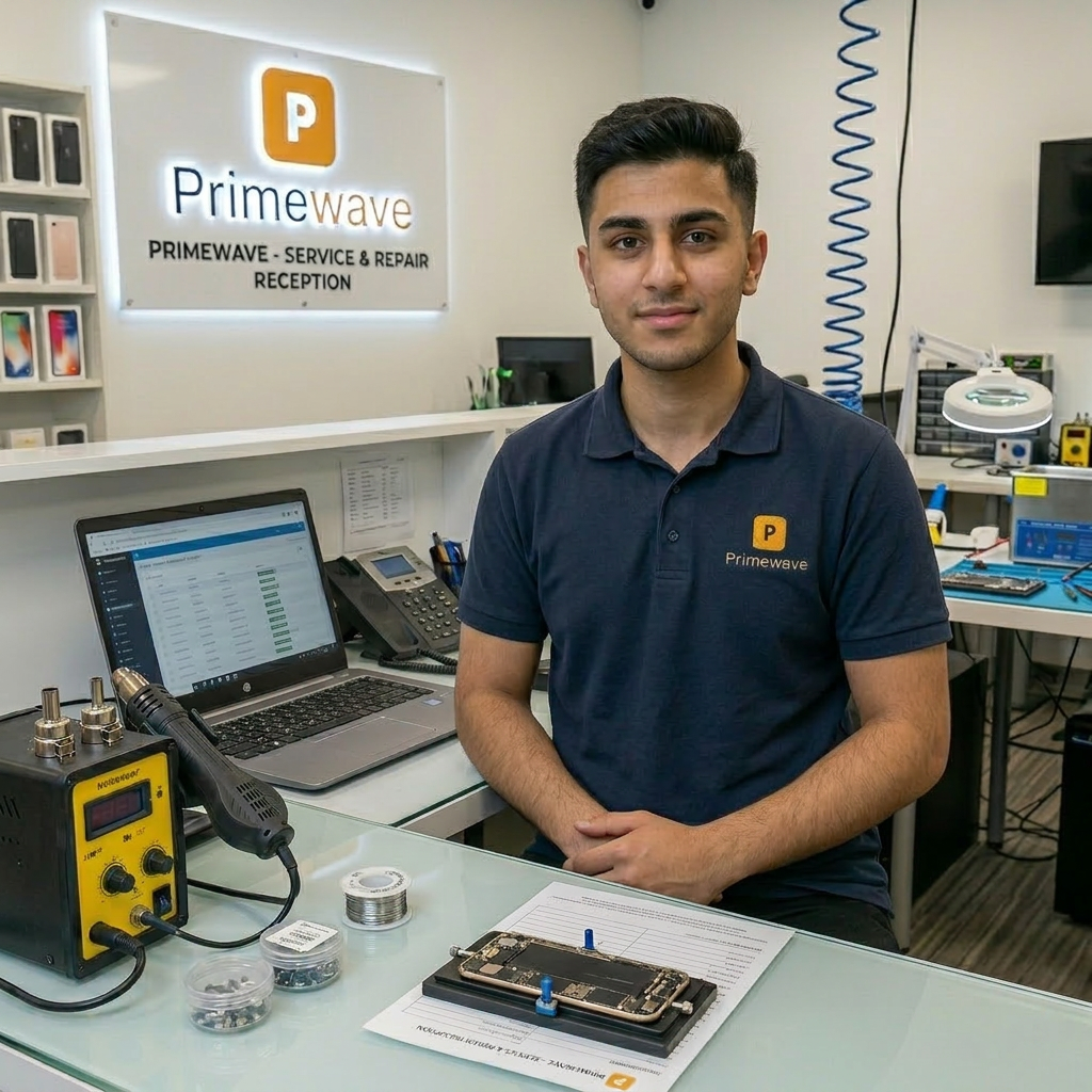 Zain Karimi, Service & Repair Reception at Primewave